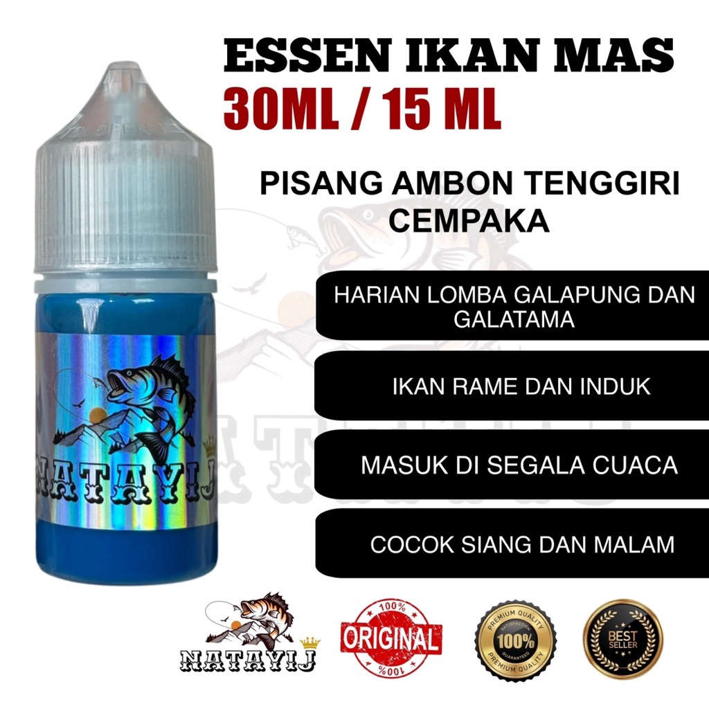 ESSEN IKAN MAS ( PISANG AMBON ,TENGGIRI ,CEMPAKA )