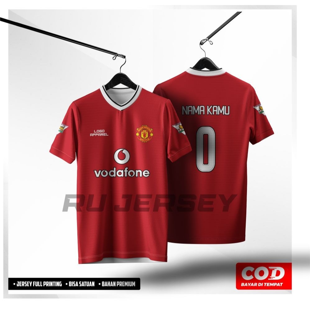 Jersey MU UTD 2001 Full Printing