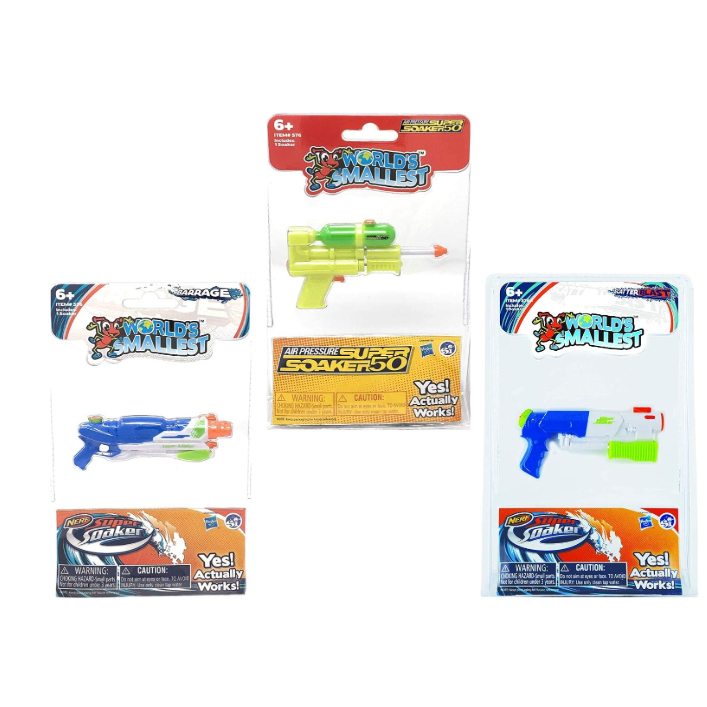 MAINAN WORLD SMALLEST SUPER SOAKER (3ASST)