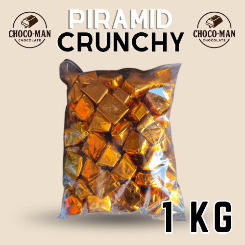 

Chocoman - Piramid Crunchy 1kg - Coklat Piramid dengan isian krispi dan Wafer - Cokelat enak langsung dimakan - bisa untuk topping