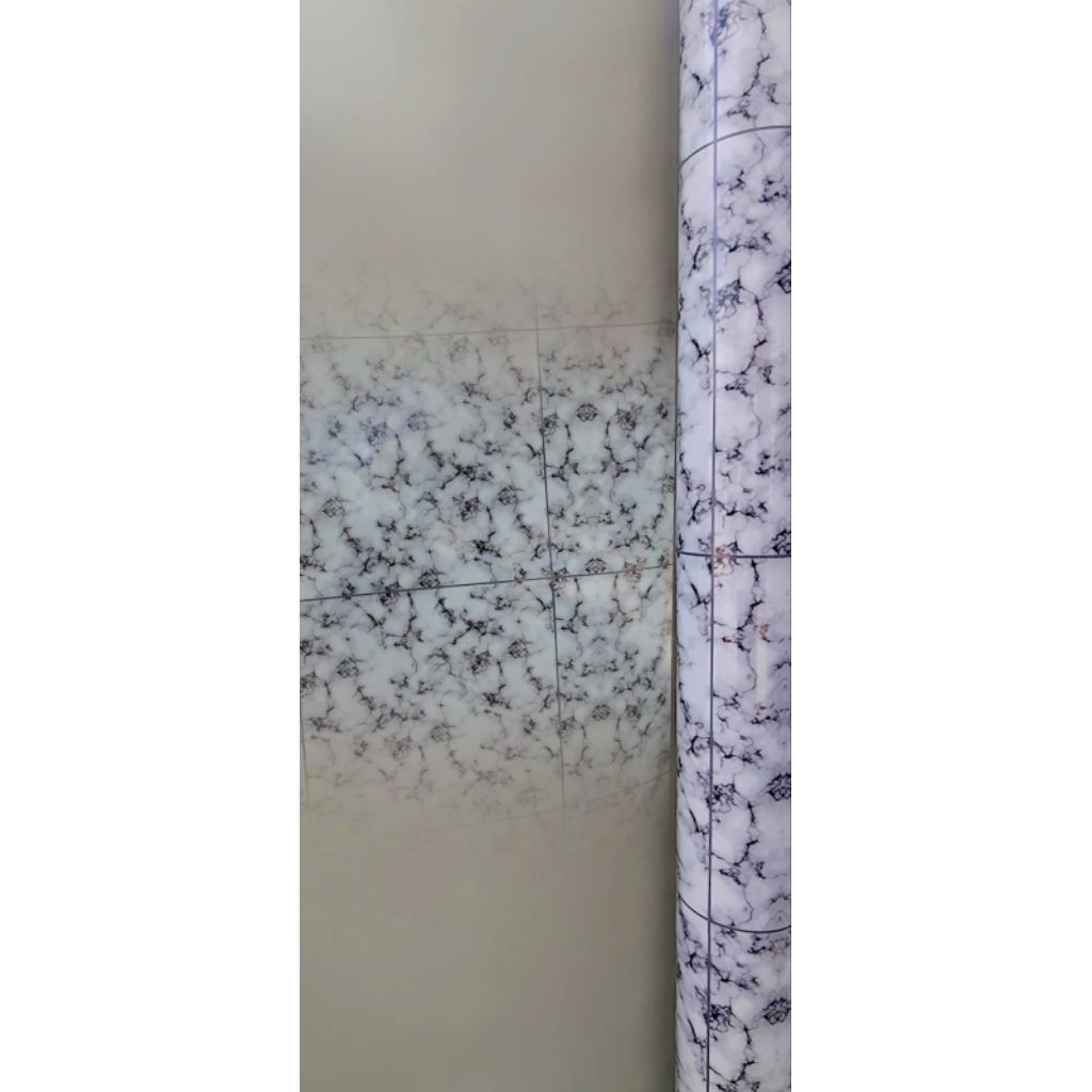 Karpet lantai Glossy Premium motif marmer