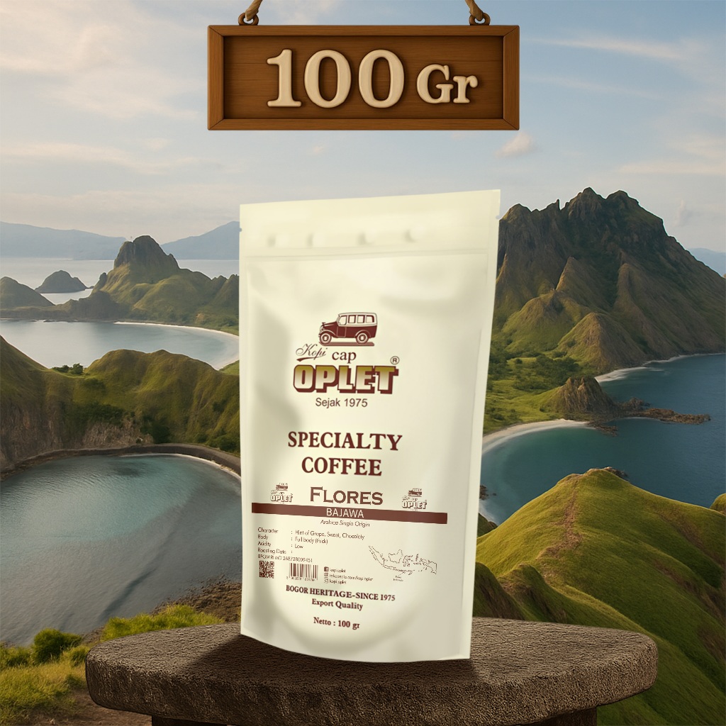 

KOPI OPLET SPECIALTY COFFEE - FLORES BAJAWA (ARABIKA) - 100 gram