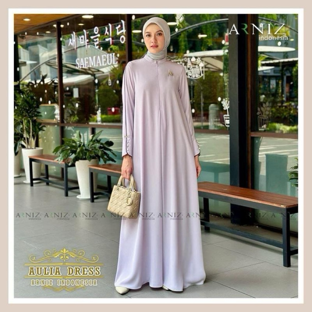 Aulia Dress Arniz | Gamis |  Arniz Indonesia | D’Hijab of Mey