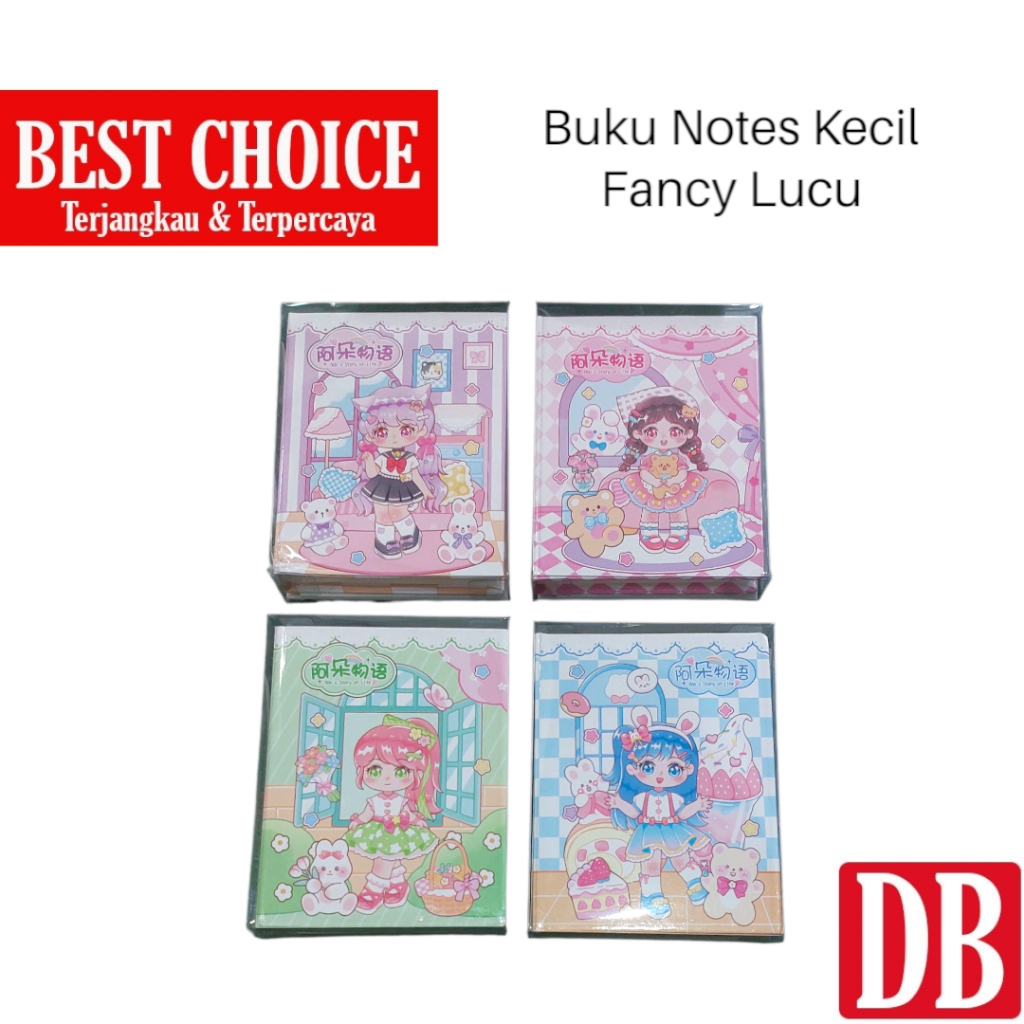 

Buku Notes / Notebook Kecil A7 Fancy Lucu (1pcs)