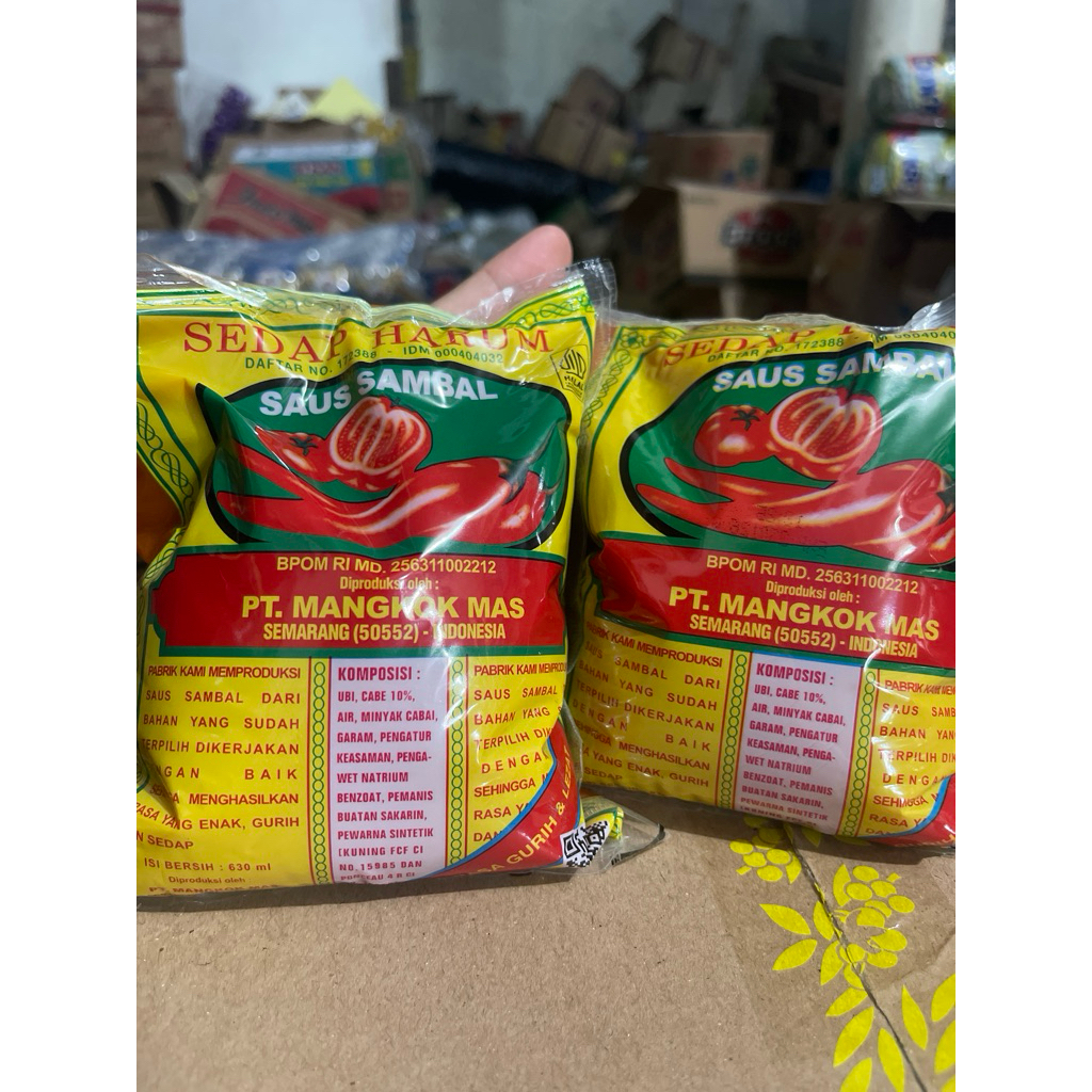 

Sambal Sedap Harum Mangkok 630ml Refill – Pedas Gurih Cocok Temani Makan
