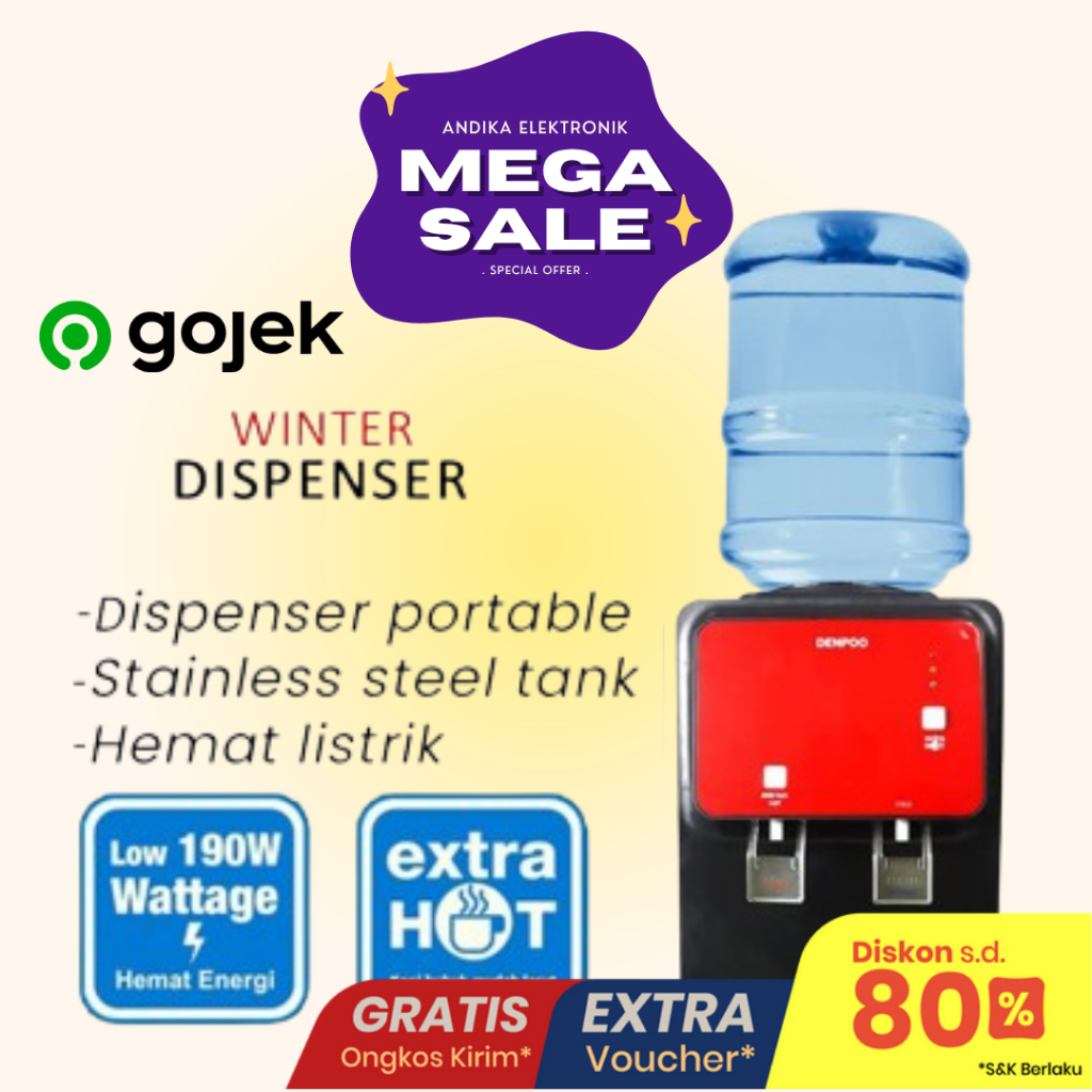 DISPENSER DENPOO HOT AND COLD WINTER