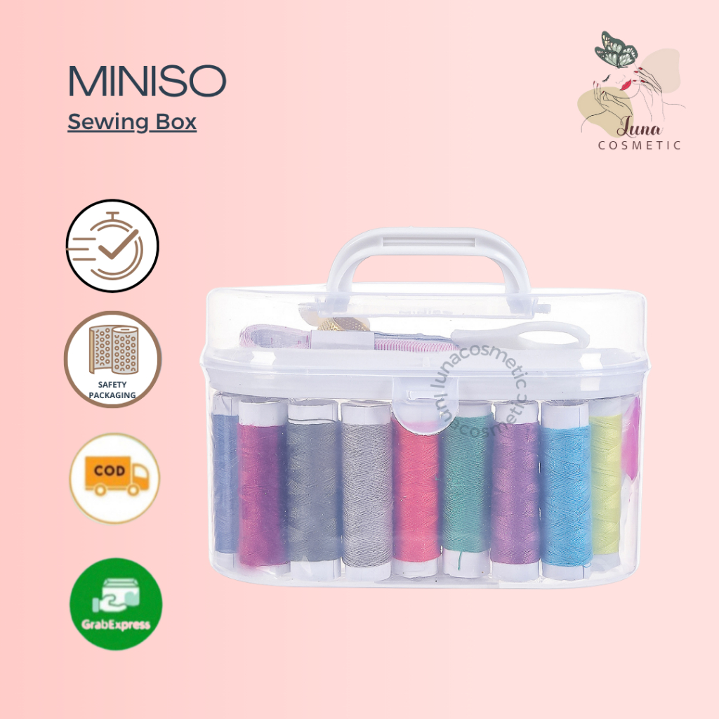 Miniso Life Department Sewing Box/Benang Jahit