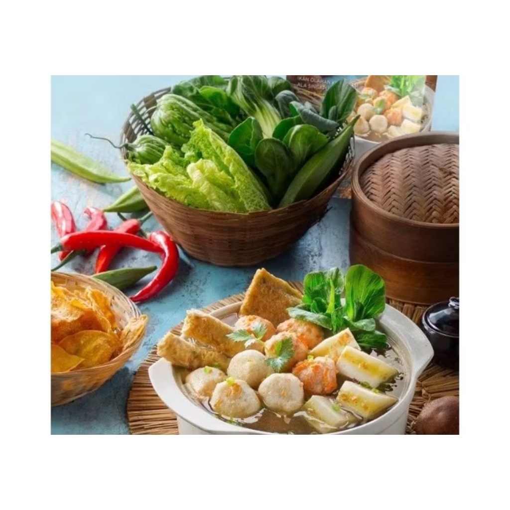 

Paket Shabu Shabu Komplit Protein dan Sayur 600gr