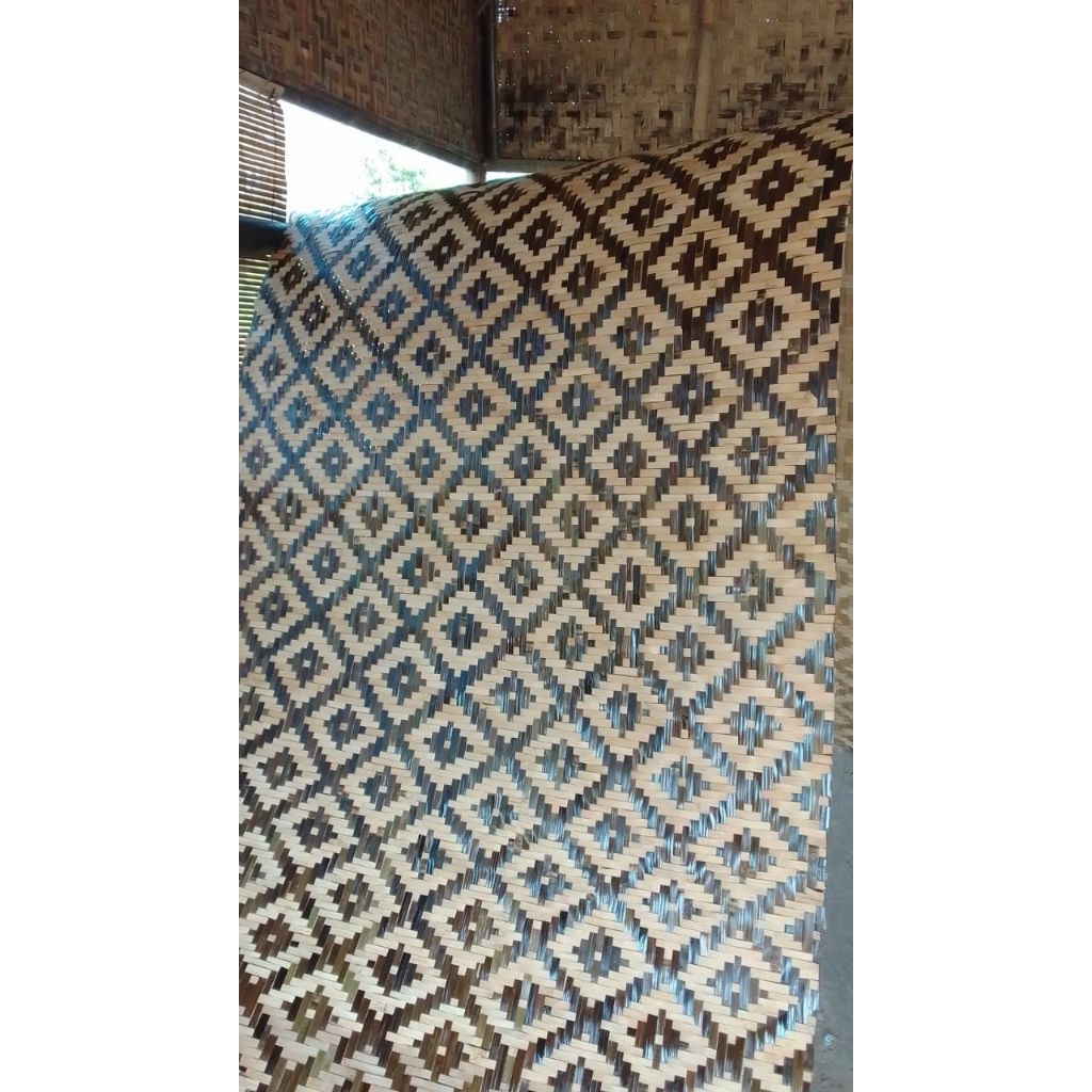 Anyaman bambu/gedeg/gribig/plafon/sesek/tabag/kepang