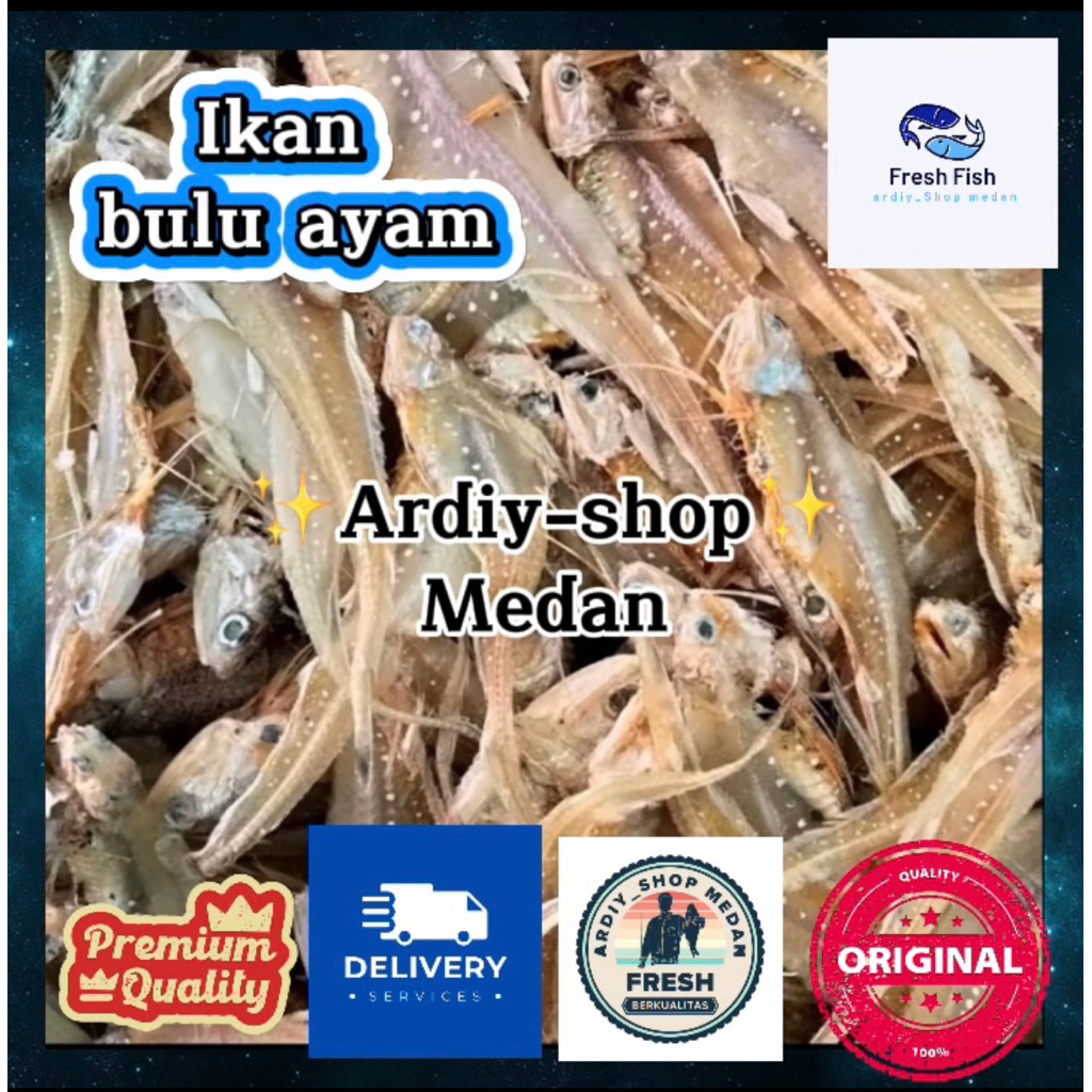 

ikan asin bulu ayam kering super enak