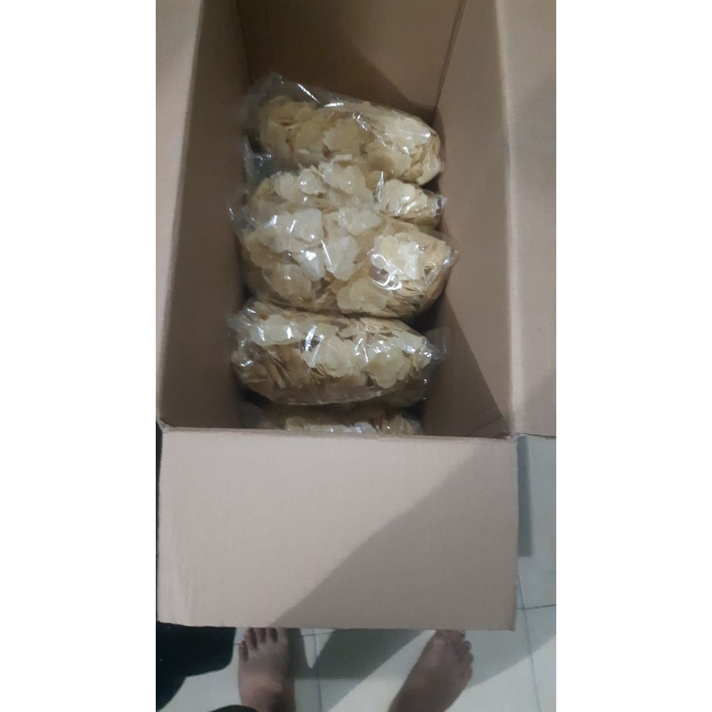 

1000 gram Emping melinjo mentah serang banten