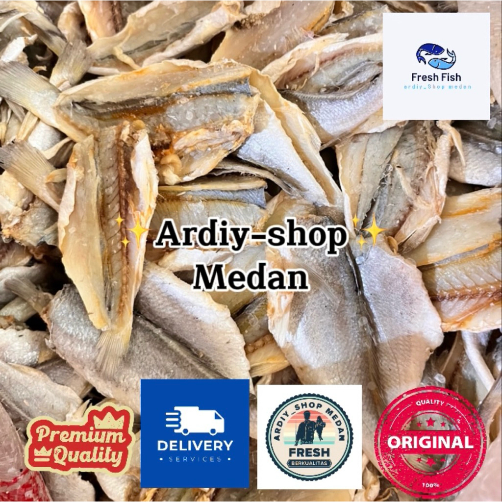 

ikan asin gulamo belah/gulamo peres