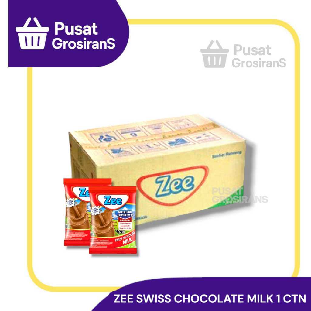 

Susu Zee Swizz Chocolate / Vanilla Twist 1 Karton isi 12 Renceng x 10 Sachet
