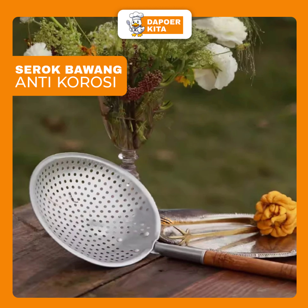 Saringan Gorengan Stainless Serokan Gorengan Serok Bawang Saringan Minyak Goreng Serokan Gorengan