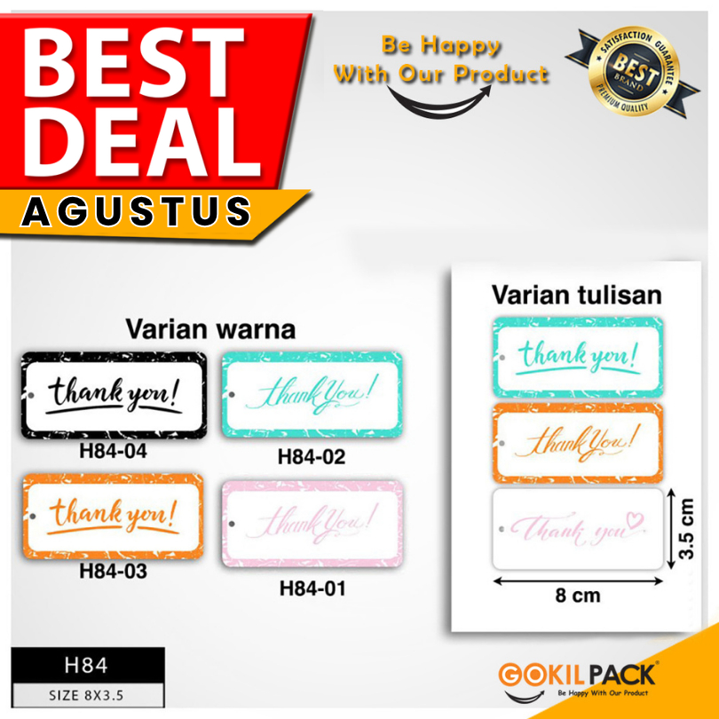 

Hangtag-Hangtag Murah-Hangtag Thank You-Hangtag Terima Kasih-H84