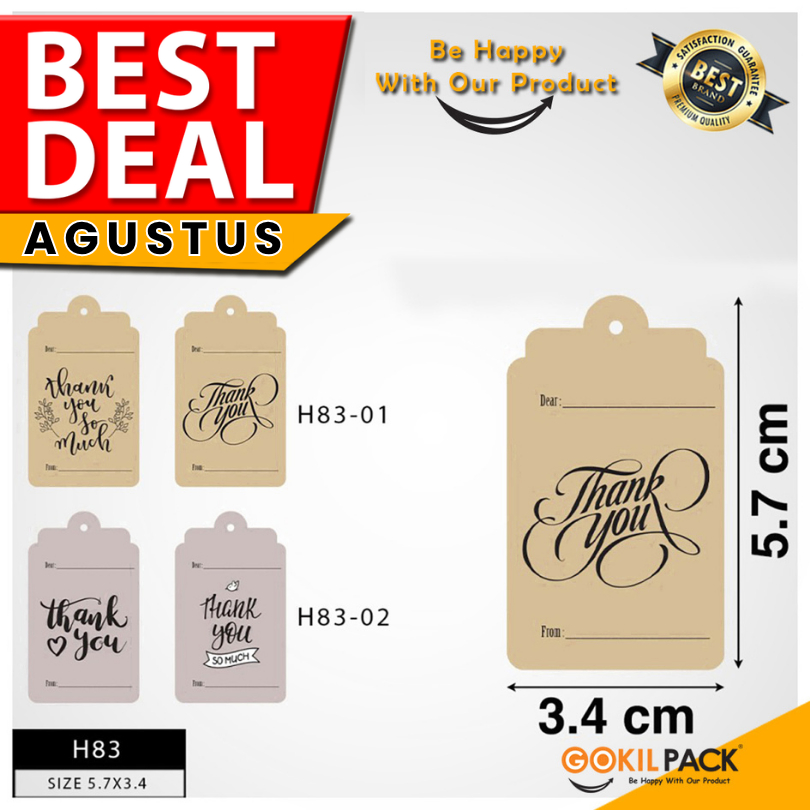 

Hangtag-Hangtag Murah-Hangtag Thank You-Hangtag Terima Kasih-H83