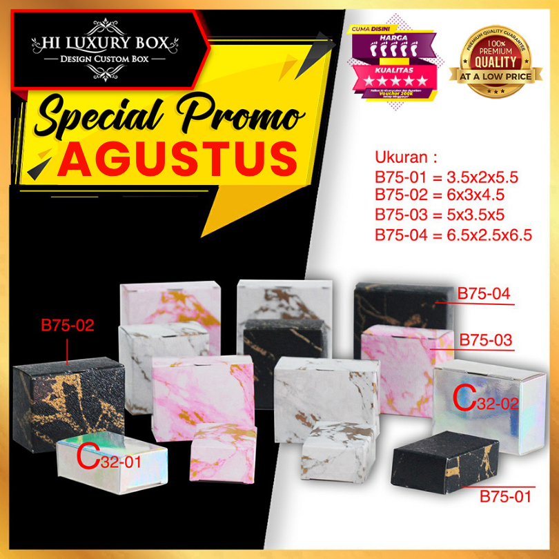 

Kotak|Souvenir|Kado|Hadiah|Gift|Dus|Box|Aksesoris|Packaging|B75