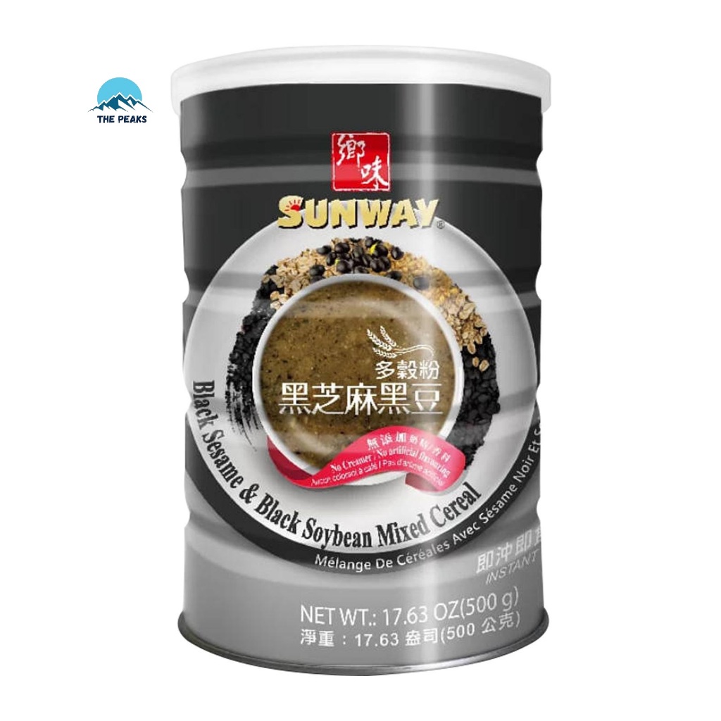 

(The Peaks) Sunway Black Sesame & Black Soybean 500gr / makanan sehat / makanan rendah gula / makanan diet