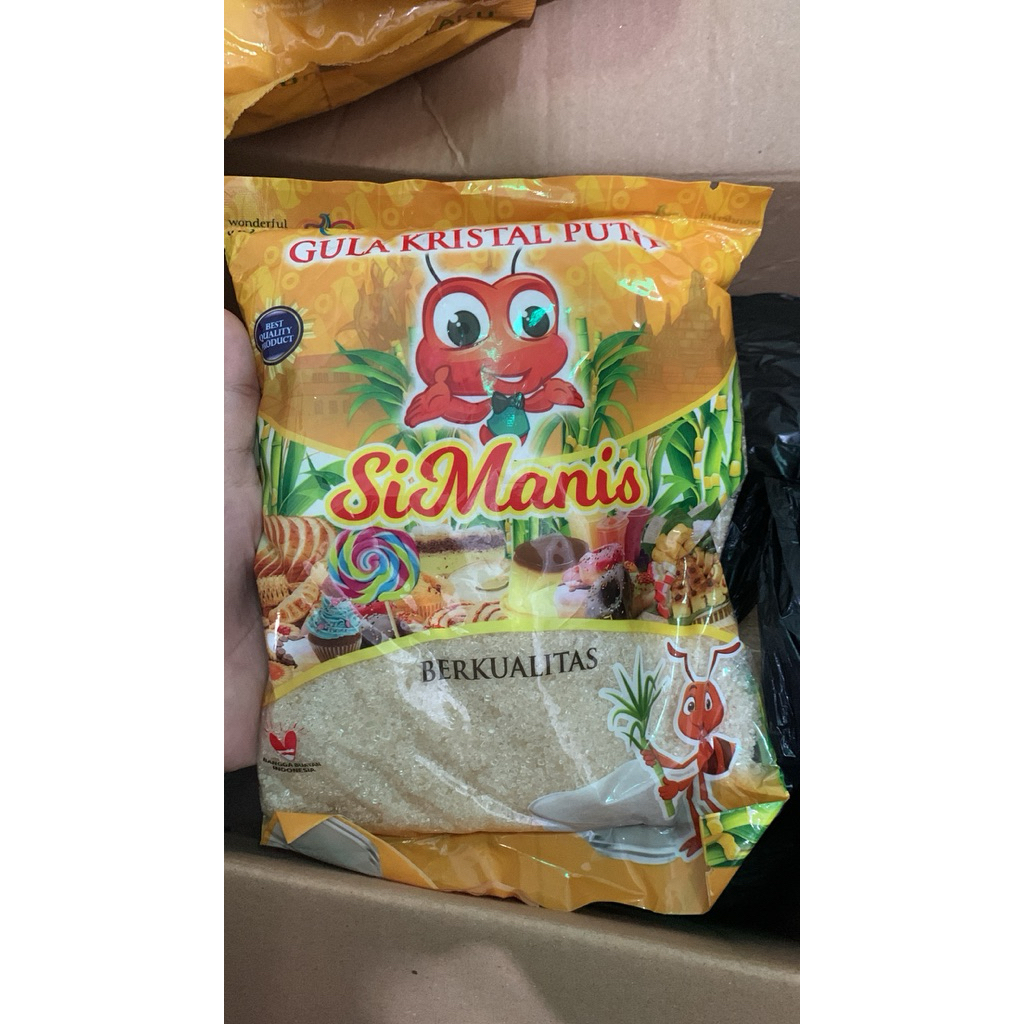 

gula pasir putih si manis 1kg