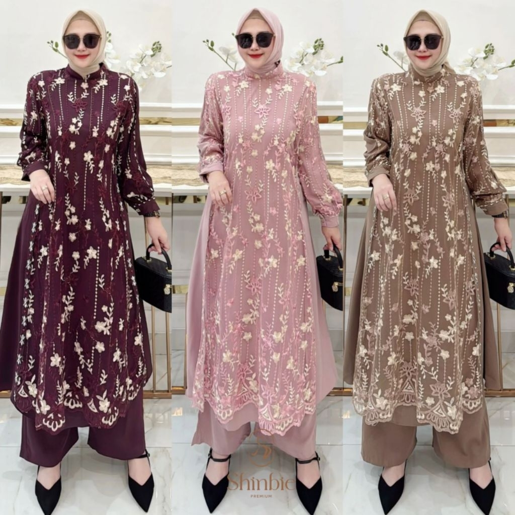 COD/Mila set celana vol 2 by shinbie premium/set celana terbaru/set celana pesta/set celana premium/