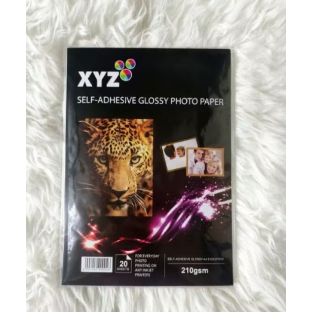 

Kertas Sticker A4 GLOSSY 210 GSM Murah Merk XYZ