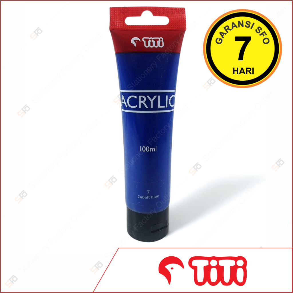 

Cat Acrylic Titi 100ml Satuan 7 - Cobalt Blue - SFO Semarang Official