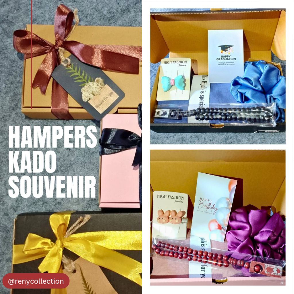 Hampers Hijab Varisha | Hijab Paris Jadul | Kado Ulang Tahun | Gift Box Hijab