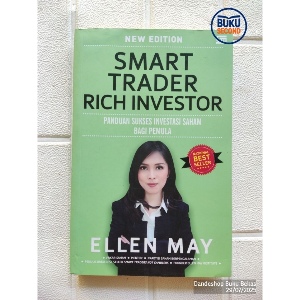 Smart Trader Rich Investor by Ellen May (Panduan sukses investasi saham bagi pemula) - Buku Bekas Pr