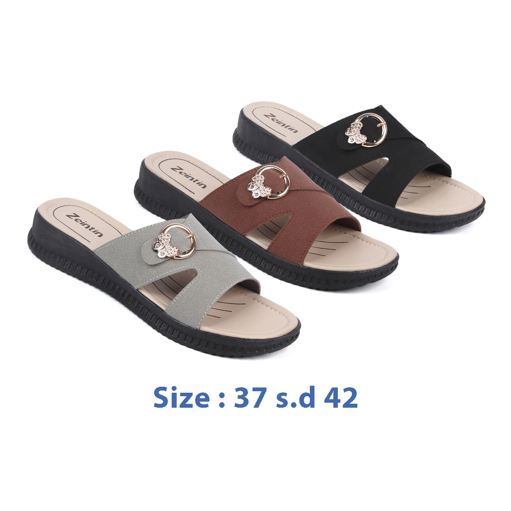 Zeintin - Sandal Wanita Sintetis Sandal Wanita Wedges Model Baru Original Zeintin HP