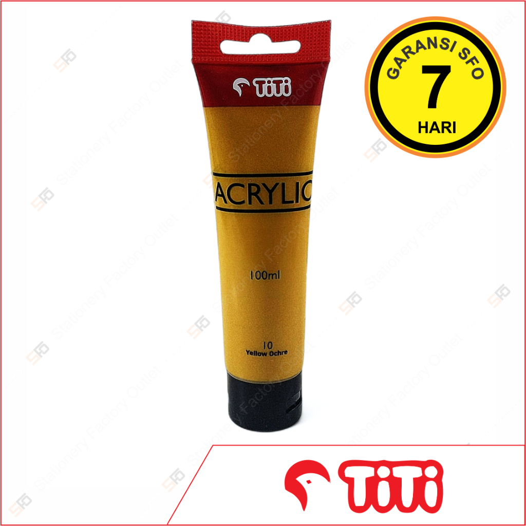 

Cat Acrylic Titi 100ml Satuan 10 - Yellow Ochre - SFO Semarang Official