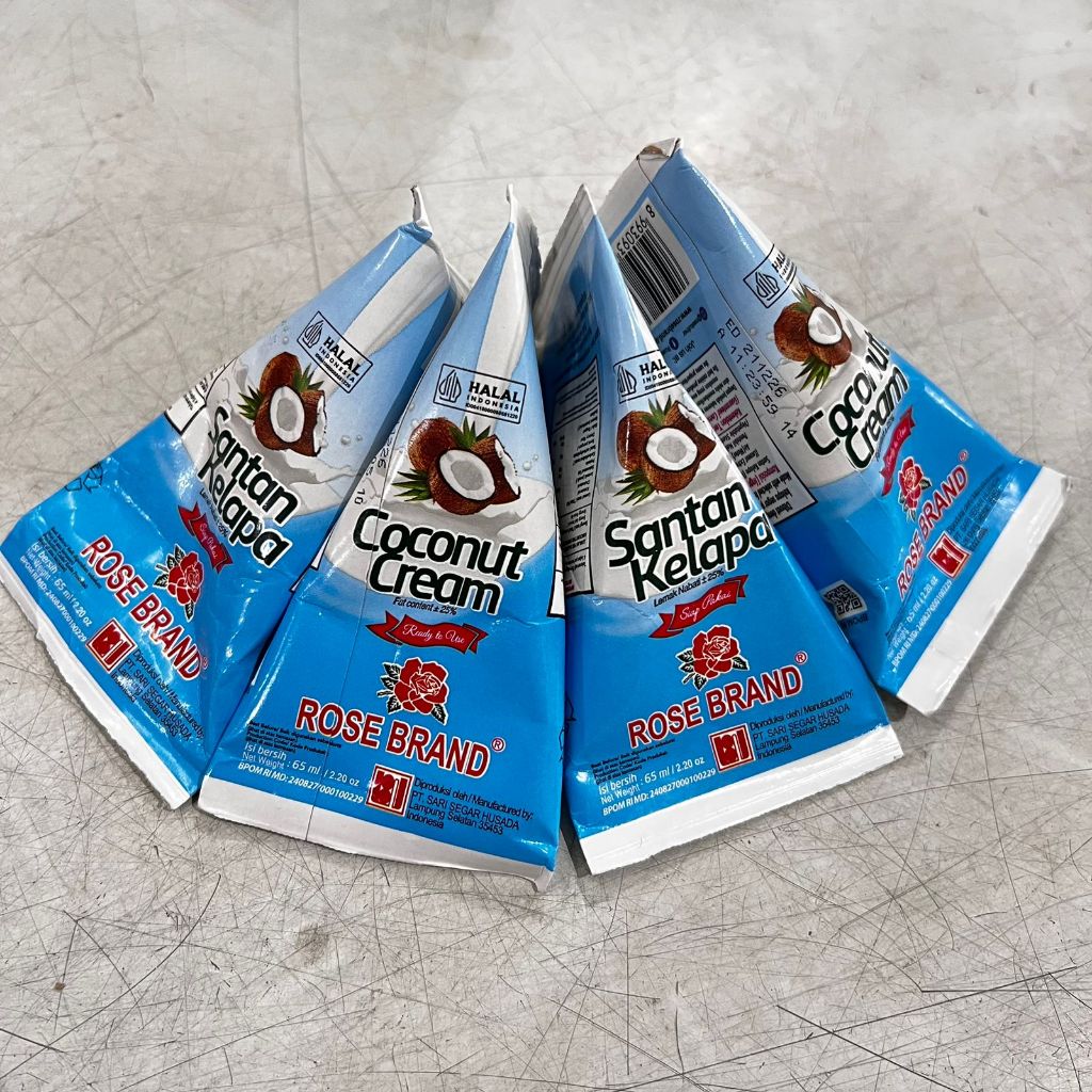 

PAKET HEMAT GROSIR 10 Pcs Santan Rosebrand 65 gram Bungkusan HALAL GURIH ENAK ASLI KELAPA