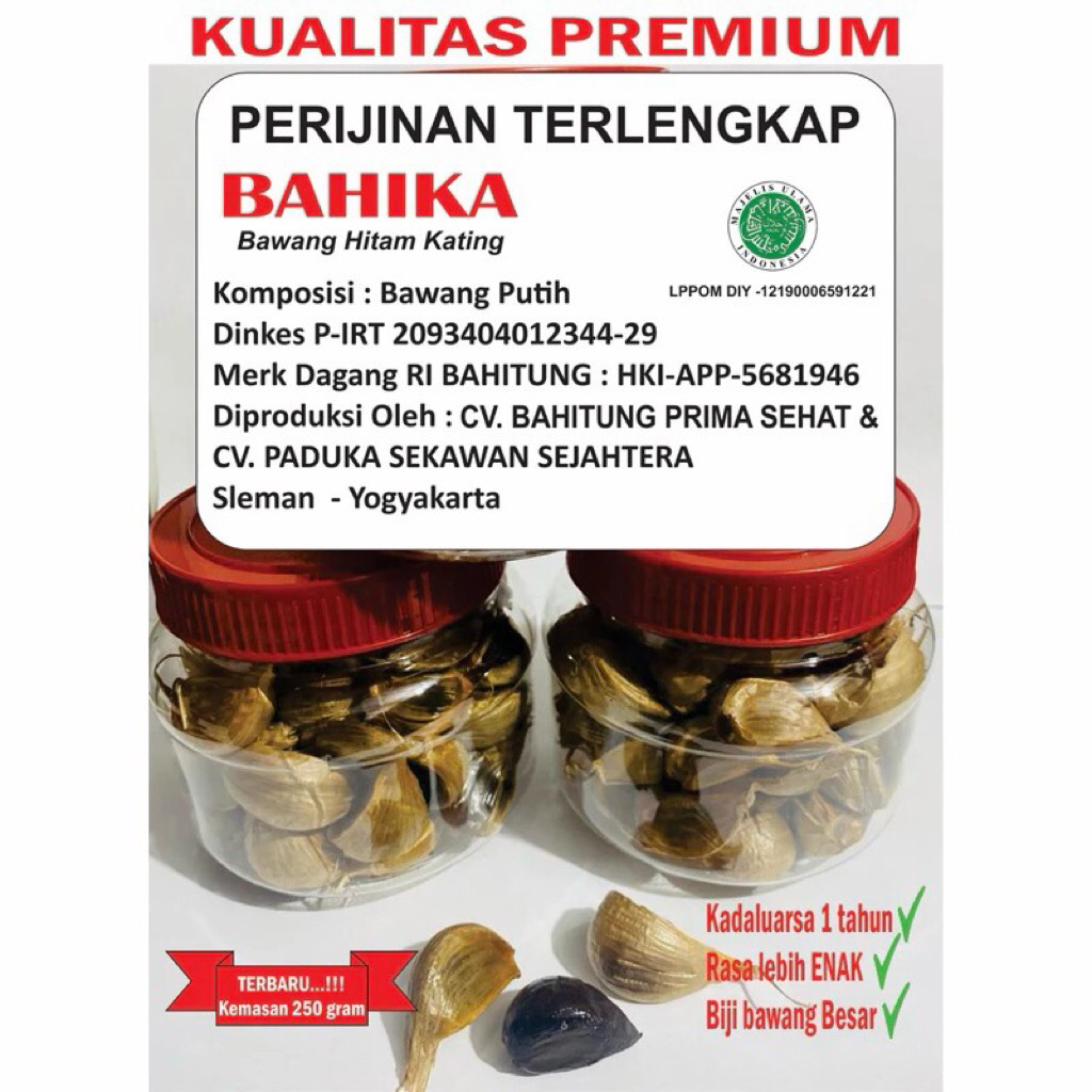 

BAHIKA |Bawang Hitam Kating|
