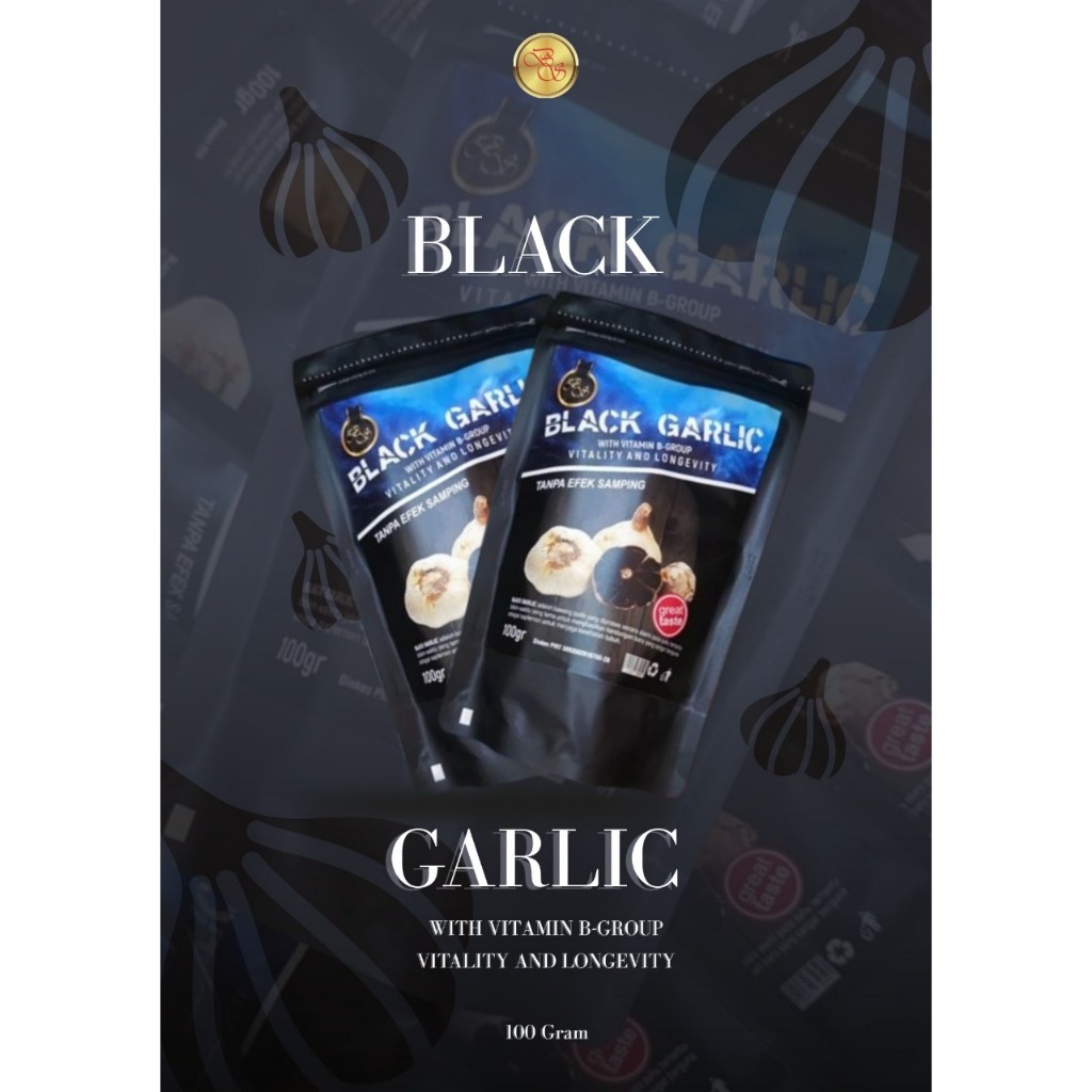 

Black Garlic Bawang Hitam kating Premium 100gr | BLACK GARLIC BS BAWANG HITAM KATING 100%