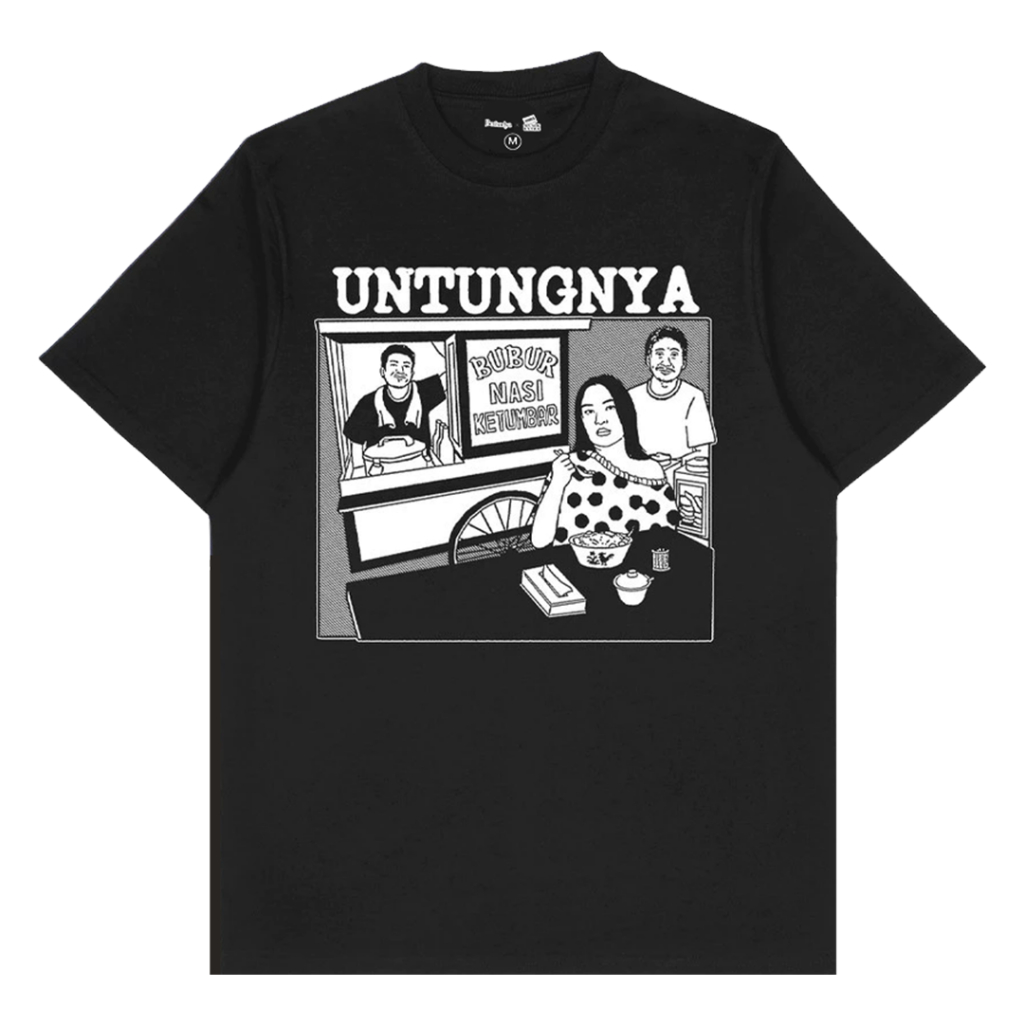 Tshirt BERNADYA X VINDES STORE - BUBUR NASI KETUMBAR Black | Vindes Store Official Merchandise