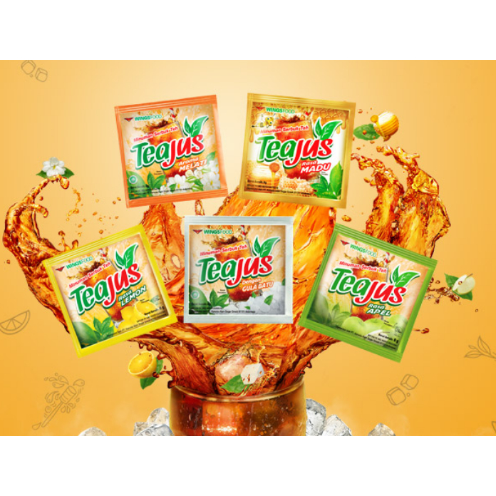 

BEST SELLER! 1 Renceng Teajus serbuk minuman Instan Aneka Rasa | Harga Murah & Varian Lengkap