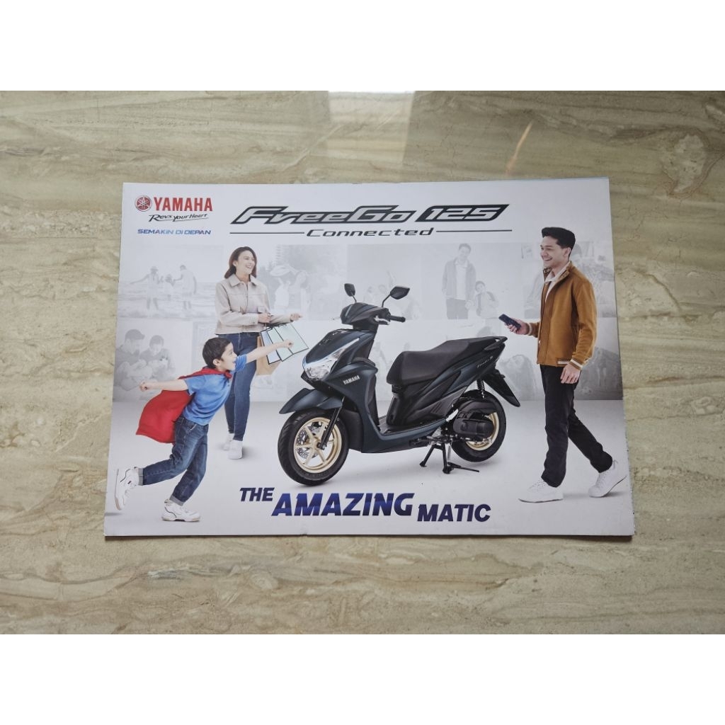 brosur katalog motor yamaha freego 125 2022 leaflet