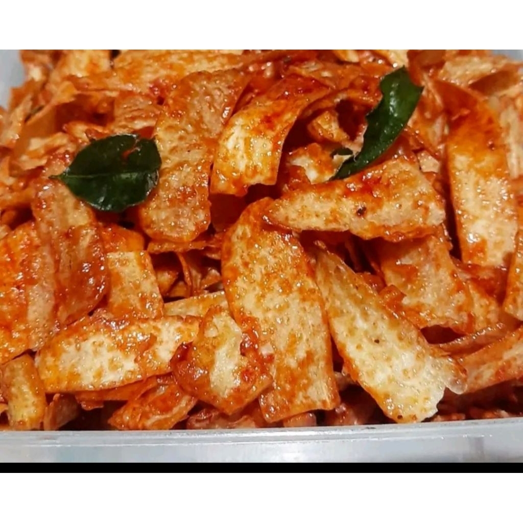 

kripik manggleng renyah gurih tipis kaya krupuk