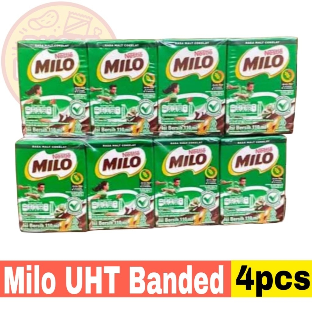 

Nestle Milo Susu UHT 110ml Banded isi 4pcs