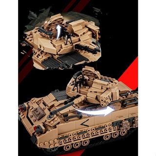 SEMKY Military Series M2 Bradley Tank MOC Building Engineering Toy
