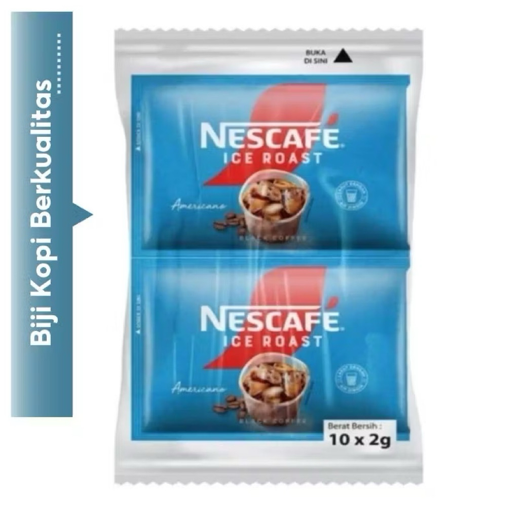

Nescafe Ice Roast Americano Es Kopi Instan Isi 10 Sachet x 2gram