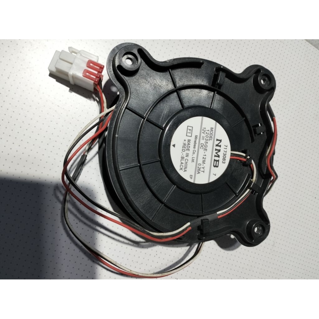 kipas kulkas samsung 2 pintu RT58K7011S9 Inverter. 12 volt 0,26A copotan ori