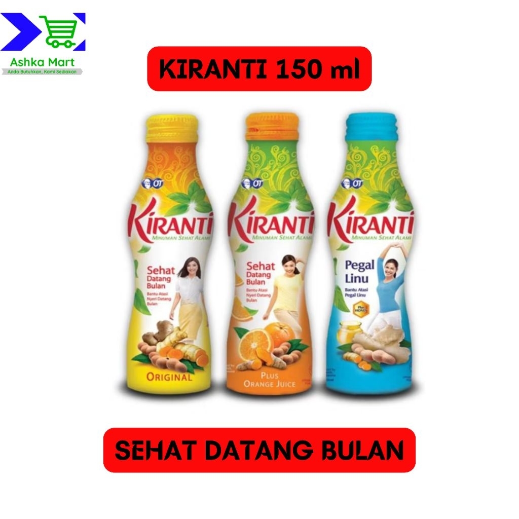 

Kiranti Minuman Sehat Datang Bulan Ori/Pegal Linu/Juice Kemasan Botol 150 ml
