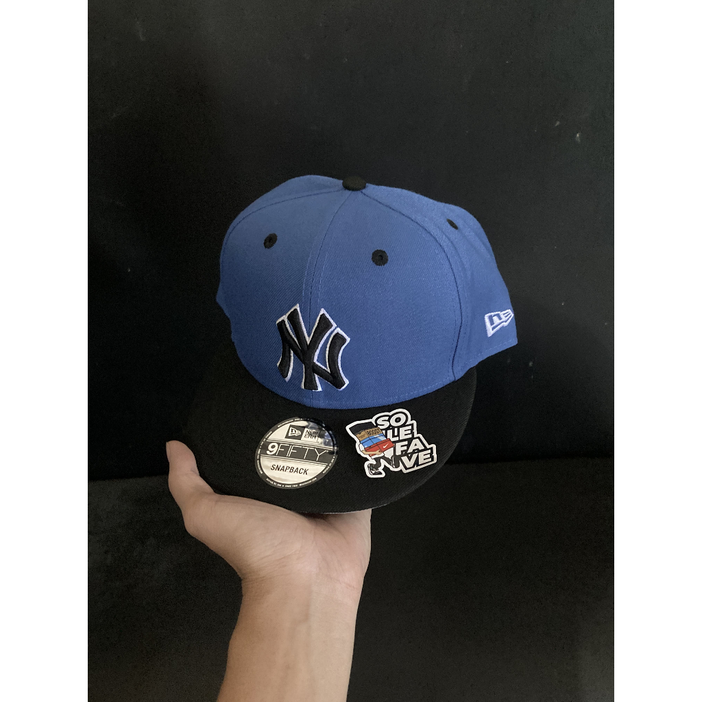 TOPI 950 SNAPBACK x MLB NY YANKEES BLACK BLUE ORIGINAL NO BOX