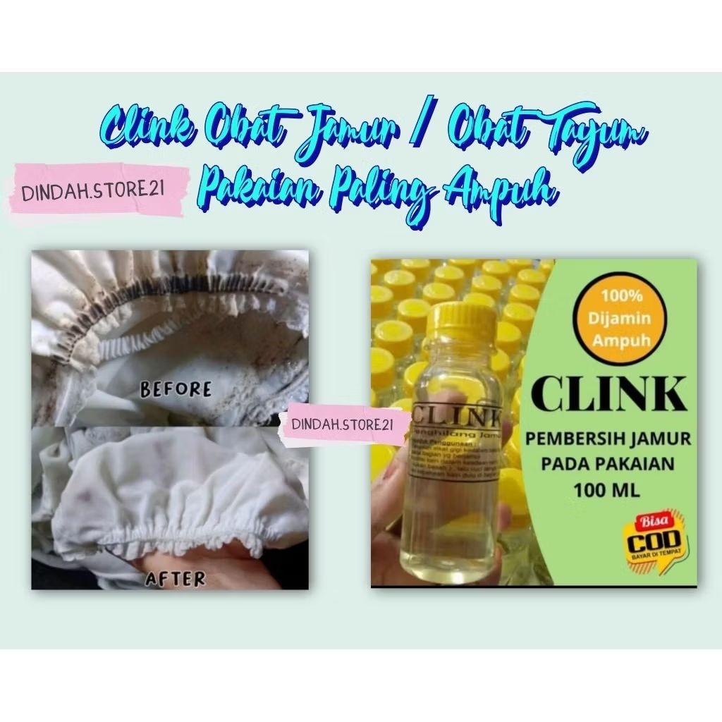 Clink Obat Penghilang Jamur / Obat Tayum Pakaian Ampuh 100 ml