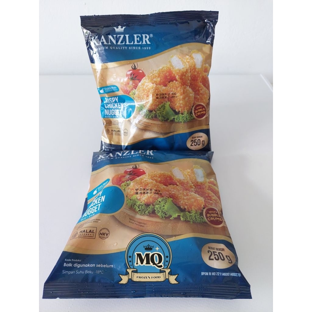 

Kanzler crispy chicken nugget 250gr