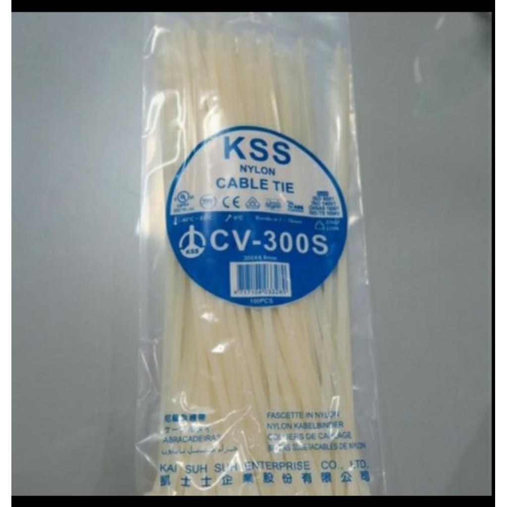 

Kabel Ties CV 300X4,8 KSS Putih