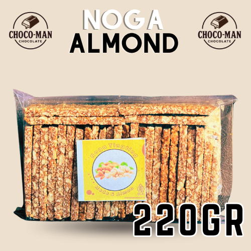 

Chocoman - Noga Ting Ting 220gr Almond mix Mede - Noga Teng Teng renyah - Cemilann enak langsung dimakan - cocok untuk camilan sehari hari