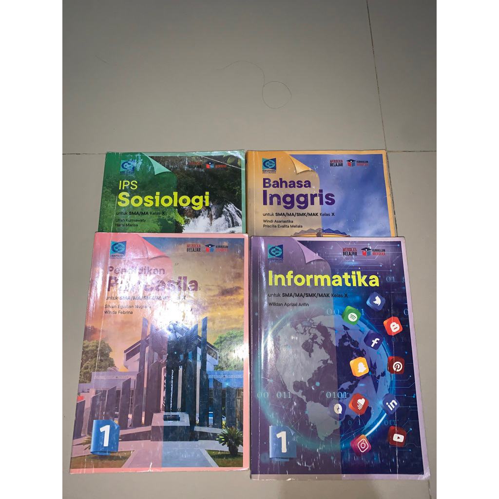 BUKU BEKAS GRAFINDO KELAS 10 SMA