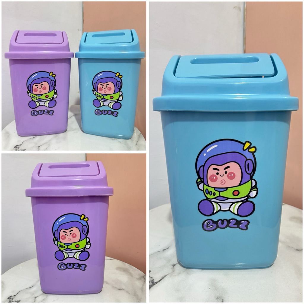 TEMPAT SAMPAH SWING KARAKTER BUZZ TOYS STORY 5 LITER