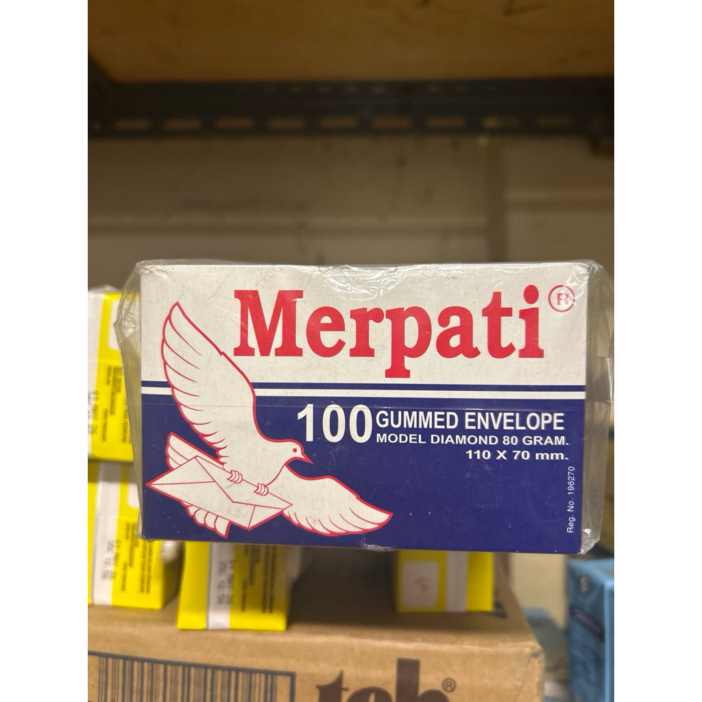 

MERPATI amplop 110x70mm isi 100